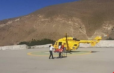 بهرهبرداری از پد بالگرد فاز ۸ پردیس در پنجاهمین سال اورژانس تهران