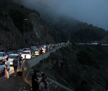 این جاده در ترافیک غرق شد