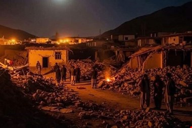 وقوع زلزله مرگبار در شرق افغانستان با ۵۰۰ کشته و ۱۰۰۰ زخمی+ فیلم