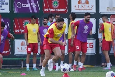 برگزاری تنها تمرین تیم ملی ایران قبل از شروع تورنمنت کافا