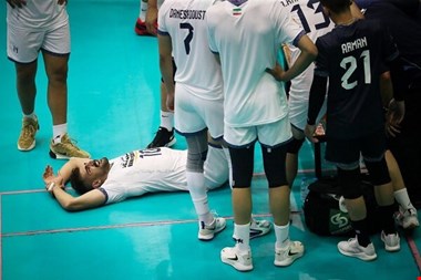 امین اسماعیلنژاد مسابقات قهرمانی جهان والیبال را از دست داد