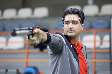 عملکرد خوب رستمیان در مقدماتی تپانچه ۲۵ متر؛ گل خندان پنجم شد