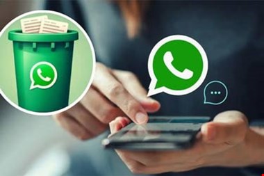 آموزش خالی کردن سطل زباله مخفی واتس‌اپ در اندروید