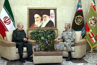 دیدار فرمانده کل سپاه با فرمانده کل ارتش