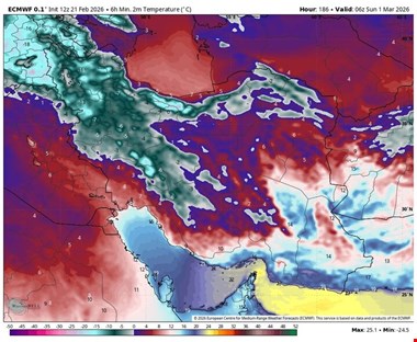 ورود سامانه بارشی به شمال و غرب کشور؛ باران و وزش باد شدید در ۱۰ استان