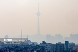 هوای تهران آلوده و همچنان در وضعیت نارنجی است