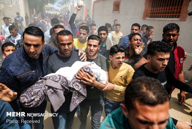 شهادت ۲۴ فلسطینی ساکن غزه در شبانه روز گذشته