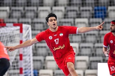 برد پرگل تیم هندبال مردان ایران برابر هندوستان