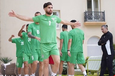 تمرین سبک ملیپوشان فوتبال ایران در روز دیدار با ازبکستان
