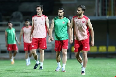 تمرین گروهی پرسپولیس در غیاب بیرانوند و ترابی