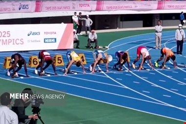 نماینده ایران در دوی ۱۰۰ متر به نیمه نهایی نرسید