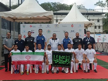 تیم ملی فوتبال نابینایان نایب قهرمان جام ملت‌ها شد